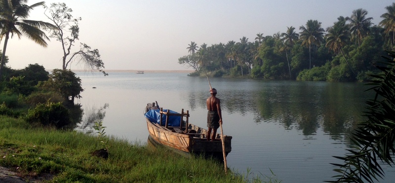 Kerala Backwaters Intia 